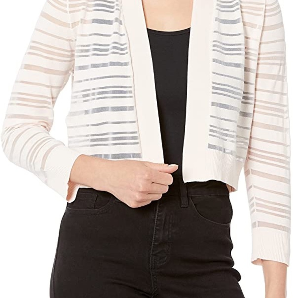 Calvin Klein Women's Long Sleeve Cardigan Shrug M
